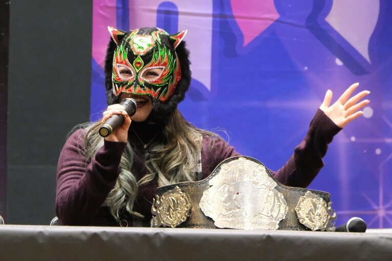 〈スターダム〉“永遠のライバル”キッドとAZMがついに激突…王座戦3wayマッチを前にAZM「同じリングにいるだけで楽しい」(38)