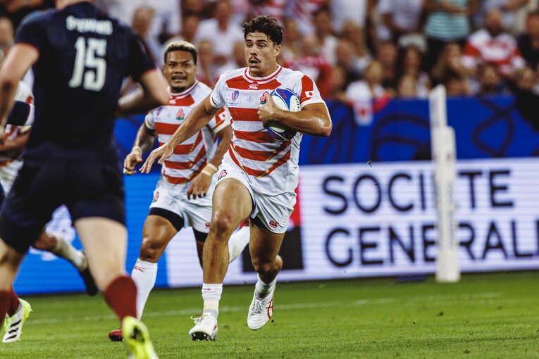 ディラン・ライリー（2023年ラグビーW杯イングランド戦）©︎Kiichi Matsumoto