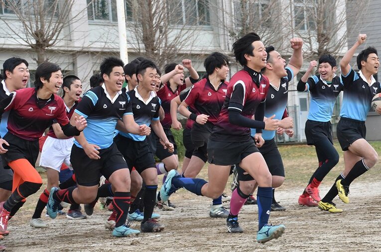 湘南アルタイルズのメンバーたち。平等な機会のもと、自分がどうラグビーと向き合いたいのかを考え、主体性を持って活動している ／ photograph by 湘南アルタイルズ提供