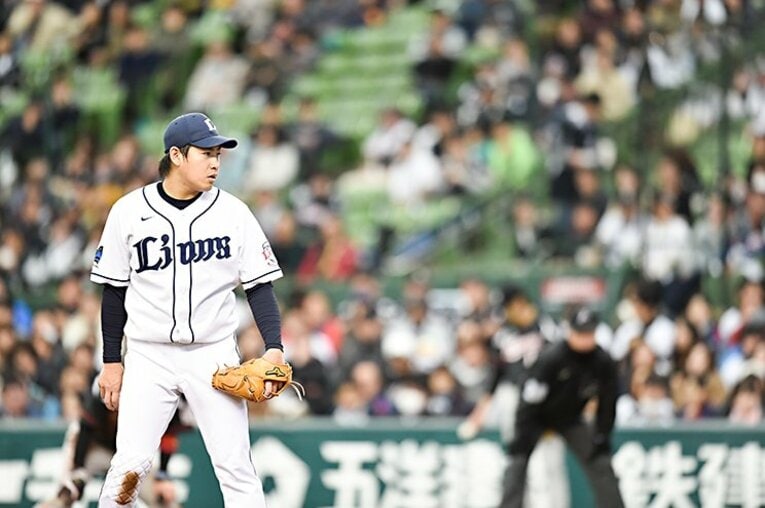 安定した活躍でライオンズ投手陣を支えた牧田　©Kiichi Matsumoto