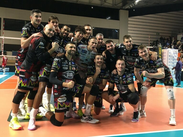 スター選手が揃うペルージャで、厳しい競争に身を置く石川祐希（筆者撮影）