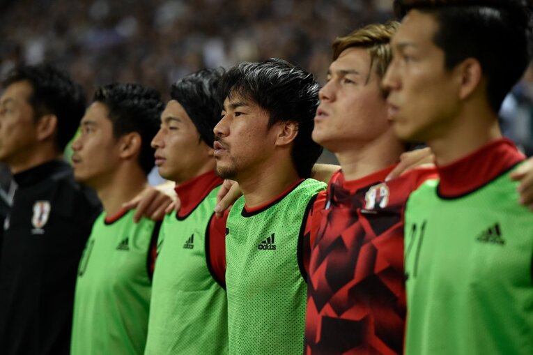 2017年の日本vsオーストラリア　©Sports Graphic Number