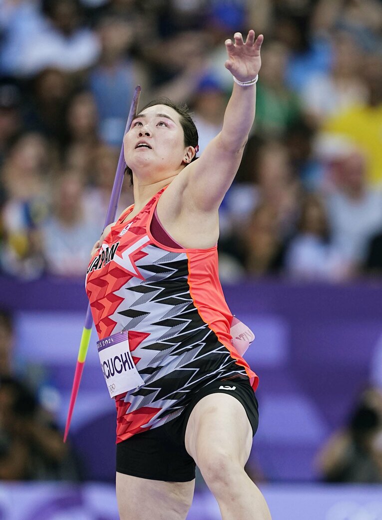 金メダルを決めた1投目の投擲　代表撮影