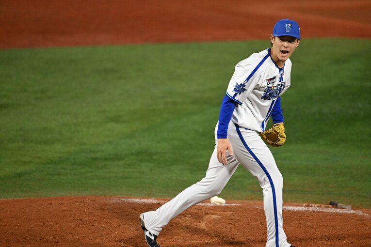 日本シリーズ第2戦、敗れたものの中川颯は1.2回を無失点　©Naoya Sanuki