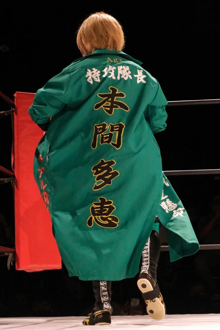 怪我がありながら、後楽園ホール大会を決意した本間。「アクトレスガールズは今が一番面白い」