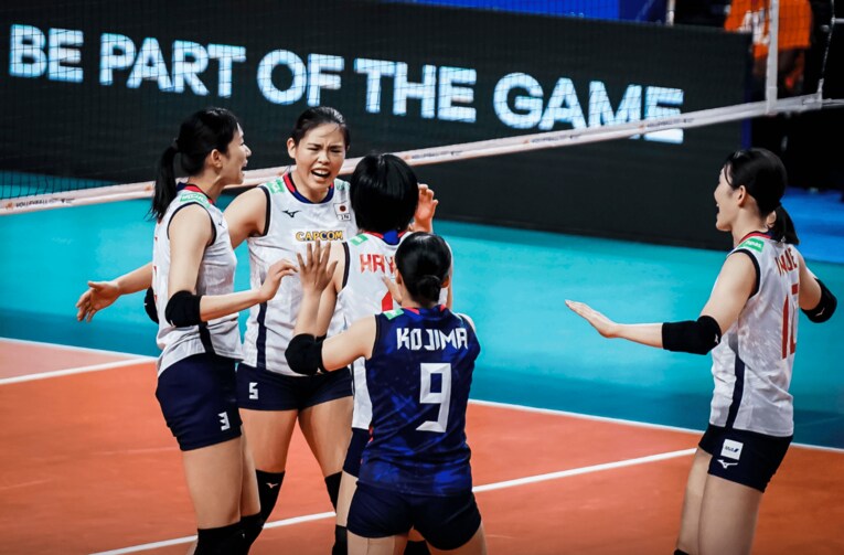 ネーションズリーグ予選ラウンド・アメリカ戦　©︎FIVB