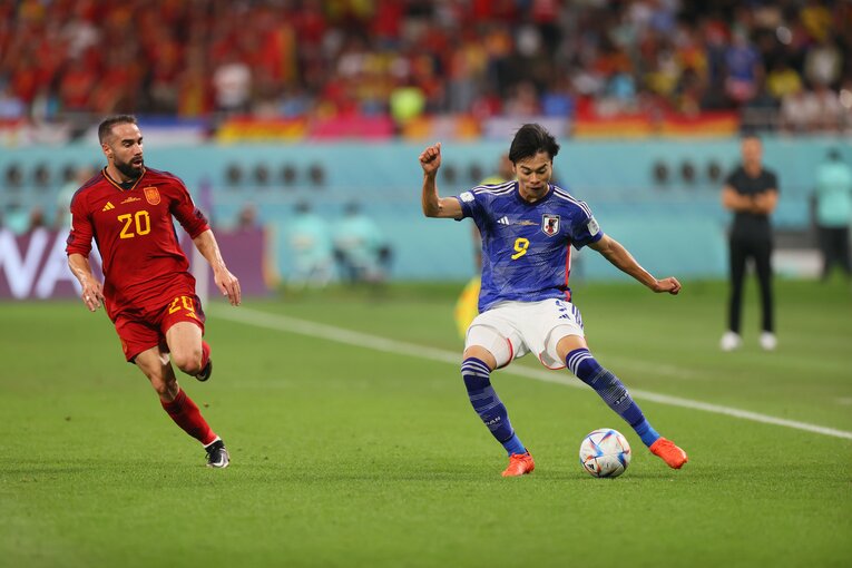 三笘薫の走り方（11枚目／全12枚） ©JMPA