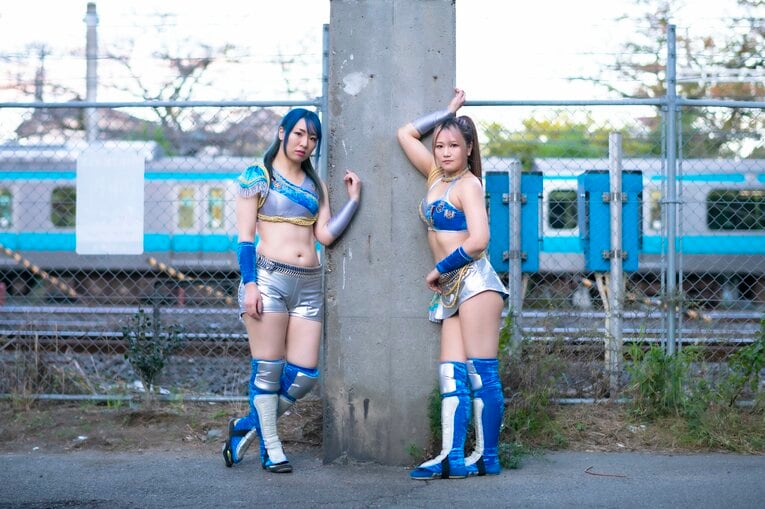 「フェリス卒の元銀行員」雪妃真矢と女子デスマッチファイター・世羅りさ　“復活タッグ”がアイスリボンで目指す歴代最強《特別グラビア》(49)