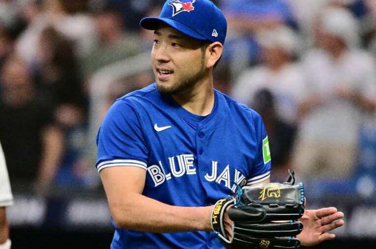 直球を信じ、MLBの舞台で“力勝負”を続けるブルージェイズの菊池雄星 ／ photograph by Getty Images