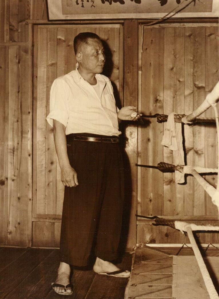 戦後、目黒に野口拳闘クラブを主宰していた頃の野口進