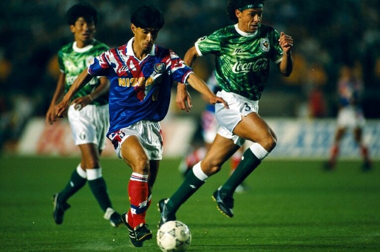 マリノス時代の水沼貴史　©Sports Graphic Number