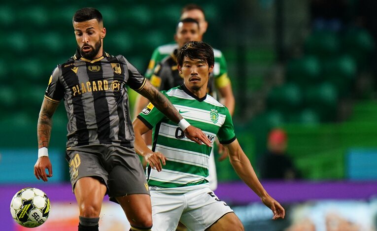 ポルトガル1部の強豪・スポルティングで定位置を獲得している守田英正　©︎Getty Images