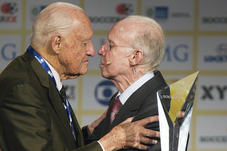 2011年、アベランジェ氏とザガロ氏　©Getty Images