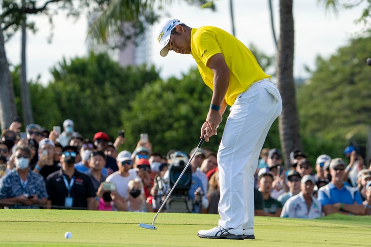 ソニーオープン最終日の16番グリーン　©︎USA TODAY Sports/Reuters/AFLO