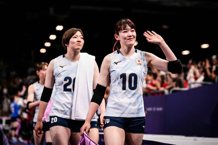 パリ五輪予選ラウンド・ケニア戦　©︎Volleyball World