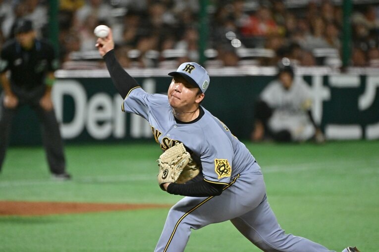 今では阪神のエースとなった村上　©︎Hideki Sugiyama