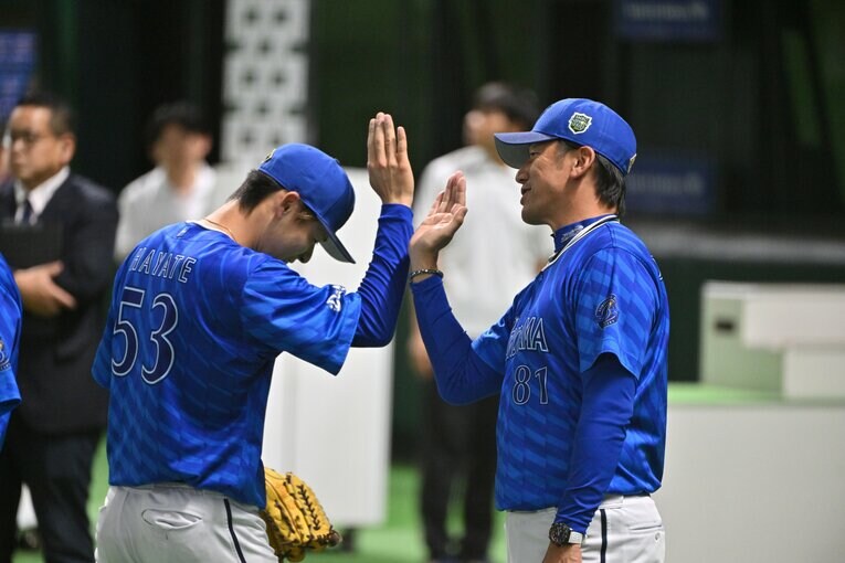 日本シリーズ第5戦、9回を締めくくった中川颯　©Hideki Sugiyama