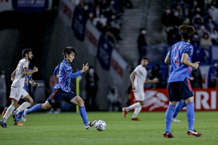 チュニジア戦のxGは「日本0.46対1.47チュニジア」　©Kiichi Matsumoto/JMPA