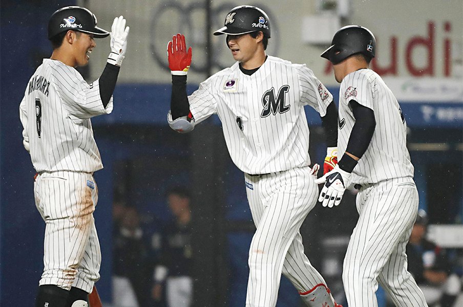 ロッテ二遊間に漂う名コンビの予感 中村奨吾と組む藤岡裕大の特別さ プロ野球 Number Web ナンバー