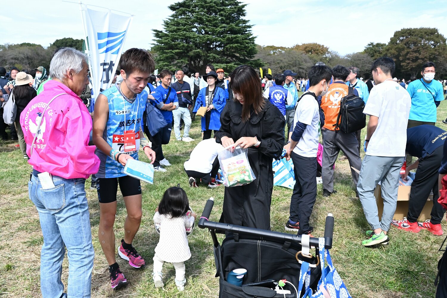 レースには外村の家族も応援に駆け付けた　©Keiji Ishikawa