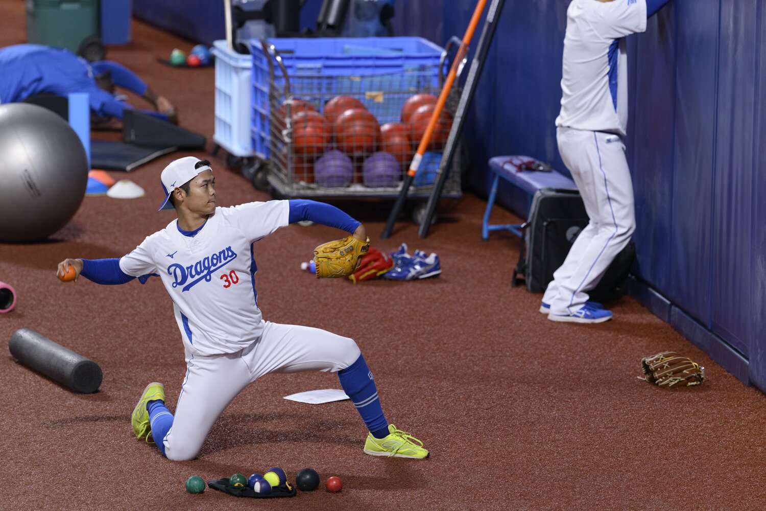 シーズン前には基礎練習に立ち返ったという根尾　©Hirofumi Kamaya