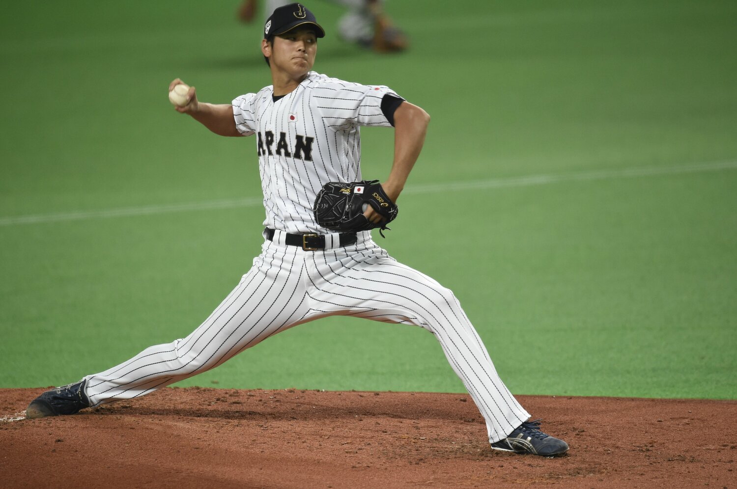 2014年、日米野球での大谷　©Naoya Sanuki