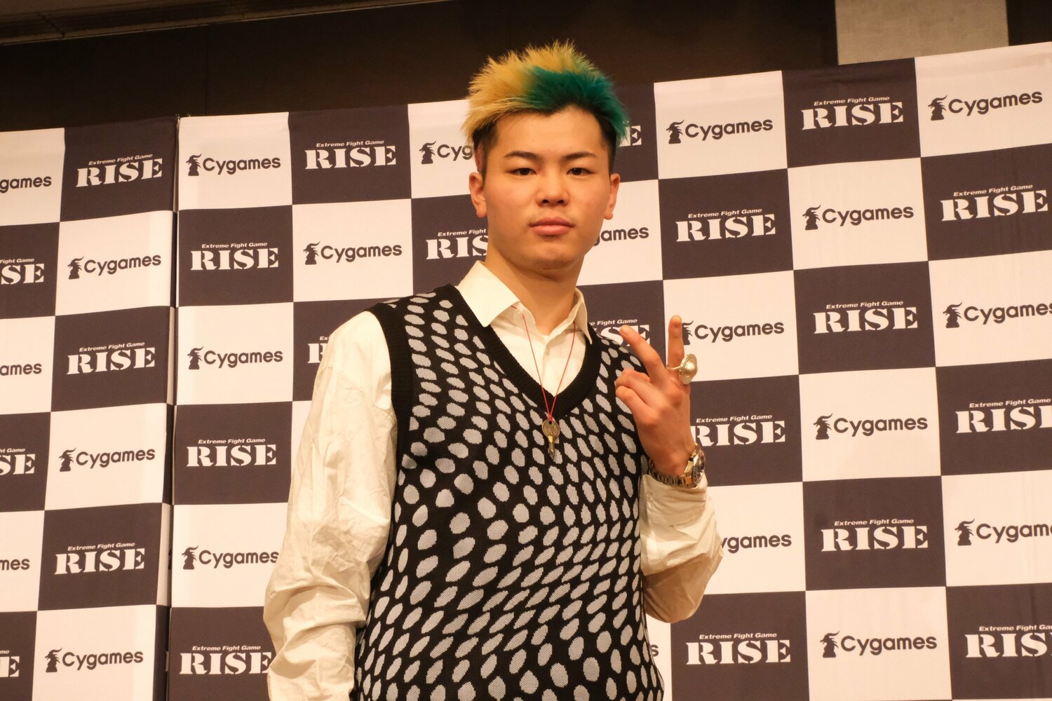 大会一夜明け会見にて。いよいよ次戦が武尊との「THE MATCH」となる ©Norihiro Hashimoto