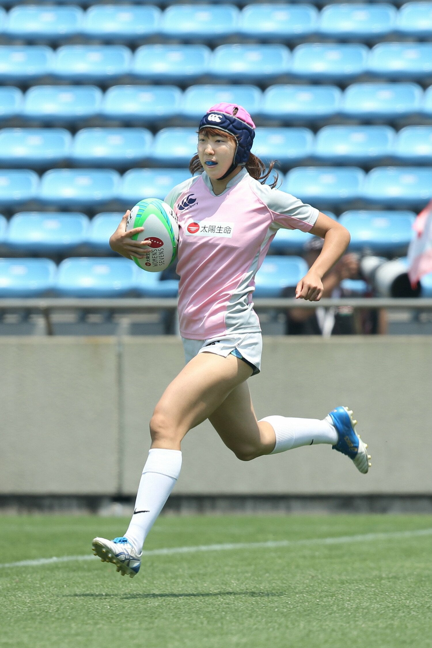 出産から2年でのラグビー挑戦には様々なハードルがあったという　©JIJI PRESS