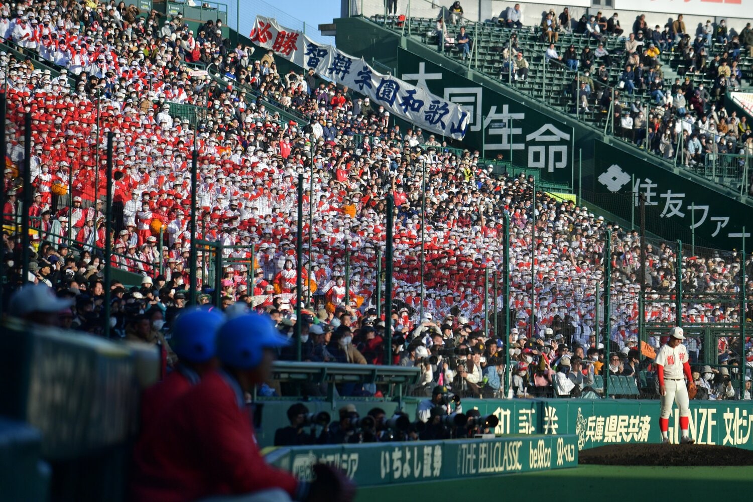 智弁和歌山のアルプススタンド ©Hideki Sugiyama