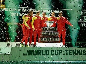 スター集結のデ杯でスペインが優勝。“夢の球宴”新フォーマットの中身。＜Number Web＞ photograph by Getty Images
