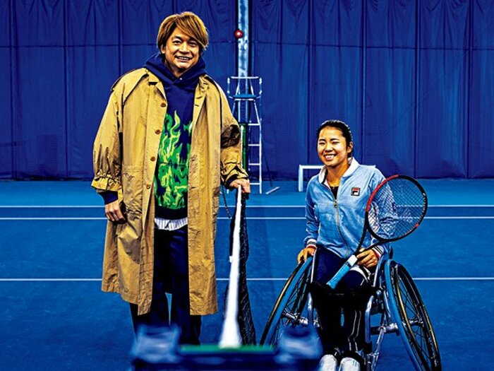 新しい地図・香取慎吾×上地結衣。「ゾーンが来なくても今が一番強い」＜Number Web＞ photograph by Takuya Sugiyama