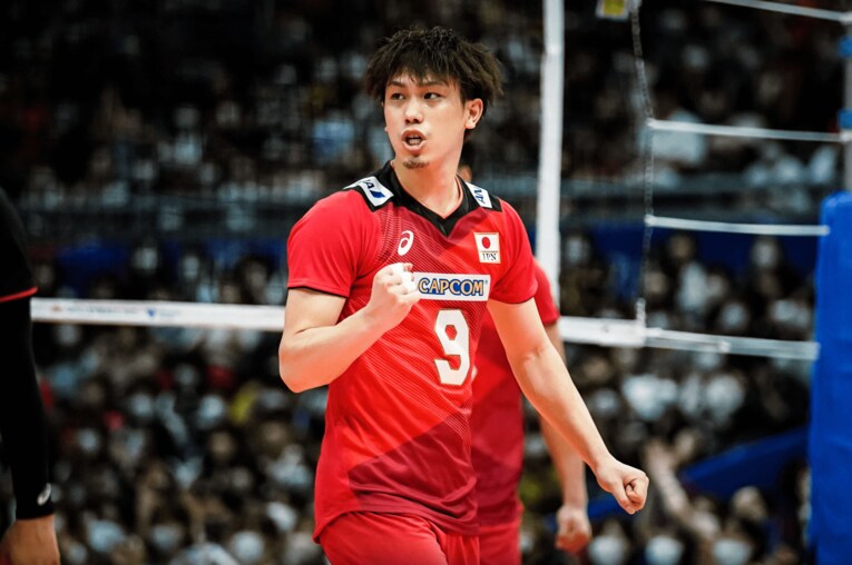 ネーションズリーグ・ドイツ戦　©︎FIVB