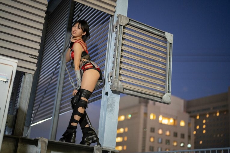 マリーゴールドのプロレスラー・咲村良子　©Shiro Miyake