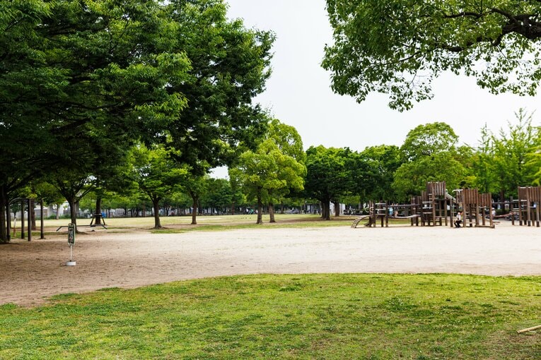 小田南公園。尼崎市内の公園緑地で3番目に広い総合公園