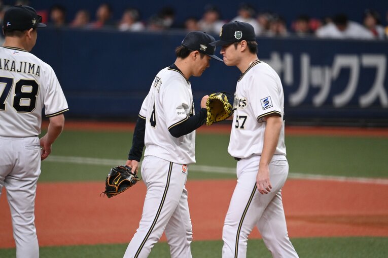 山本は6回途中に降板し山本修義にマウンドを託した　©︎Naoya Sanuki