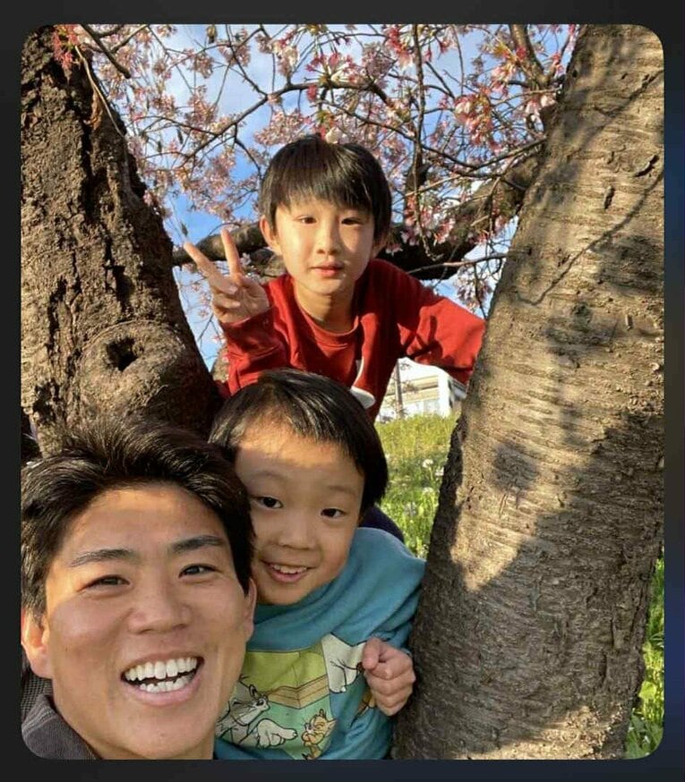 ファンと一緒に撮影／木村選手提供