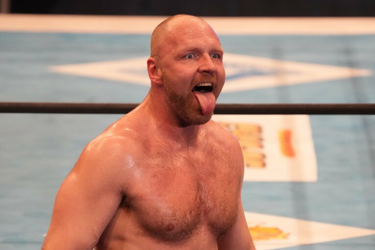 余裕を見せるジョン・モクスリー　©Essei Hara