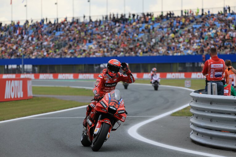 オランダGPのバニャイア　photograph by Satoshi Endo