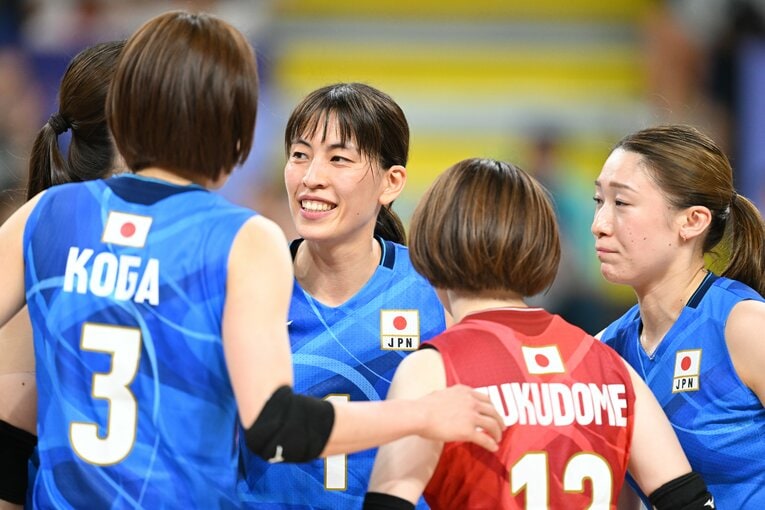 岩崎こよみ（パリ五輪 ポーランド戦）©︎Kaoru Watanabe/JMPA