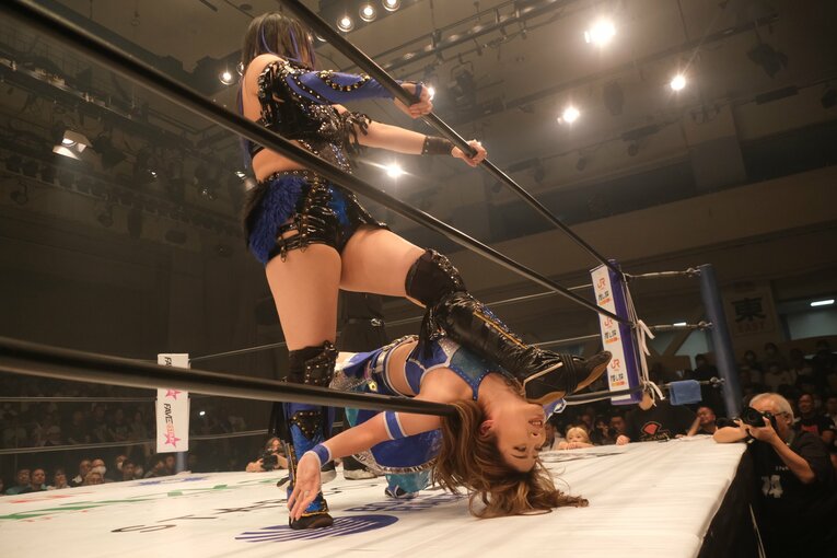 スターダムの大学生レスラー・妃南　©Norihiro Hashimoto