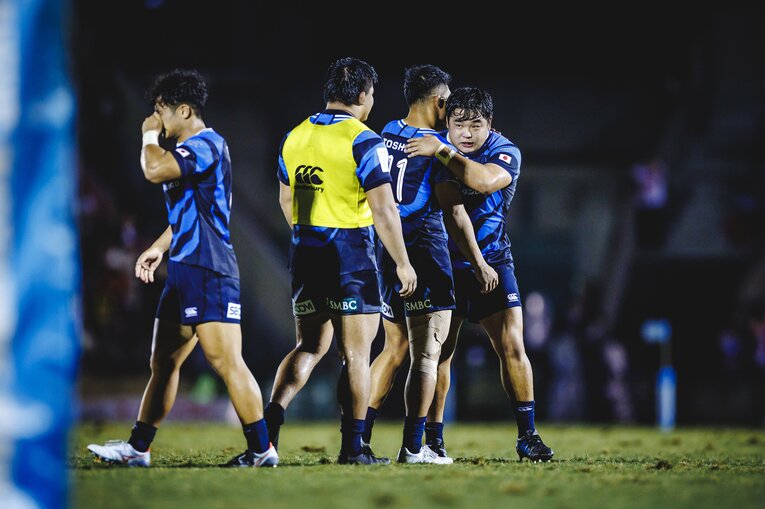 難敵フィジーを相手に劇的な逆転勝利を収めたフィジー戦　©Kiichi Matsumoto