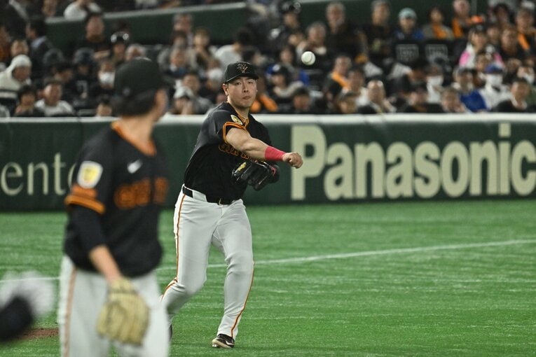 巨人時代の岡本　©Hideki Sugiyama