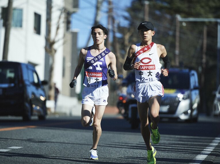 3区吉居大和（中央大）は1時間5分2秒。区間15位だった　©Yuki Suenaga