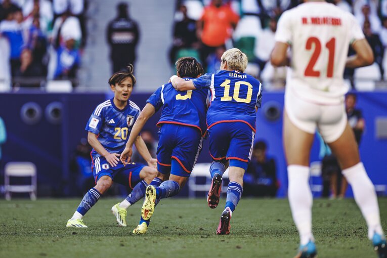 イラン戦、守田英正の先制ゴール（4枚目／全4枚）©Kiichi Matsumoto