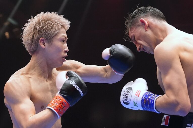 ピカソの顔面をとらえた井上尚弥の左フック（2枚目／全2枚） ©Naoki Fukuda