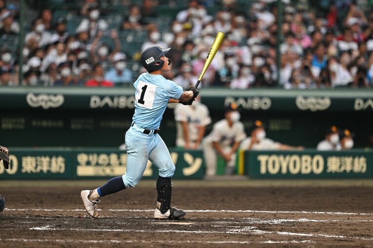 【3回戦・対海星戦】あの満塁弾の打席　©Nanae Suzuki