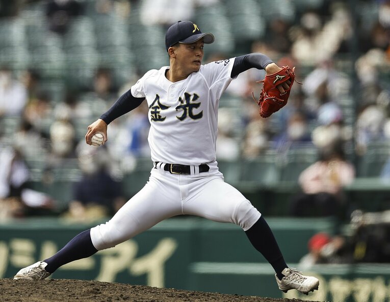 金光大阪のエース・古川温生。身長170センチと小柄だ ©KYODO