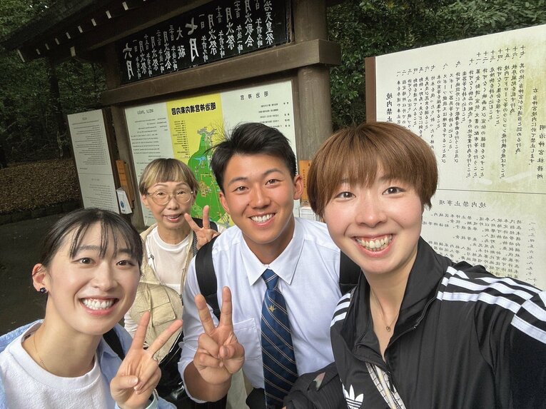 両親も2人の姉もバレーボール選手というアスリート一家で育った立石正広。阪神タイガースのドラフト1位としてプロ野球界に足を踏み入れる　（写真／優華さん提供）