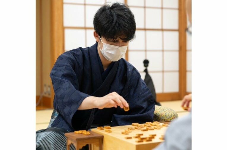 藤井聡太／棋聖戦 ／ photograph by 日本将棋連盟