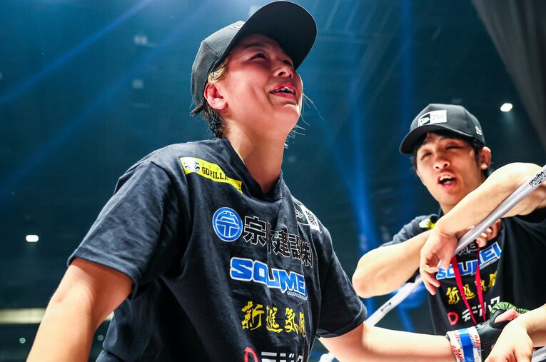 引退試合となったRIZIN伊澤星花戦を終えた浅倉カンナ ／ photograph by RIZIN FF Susumu Nagao